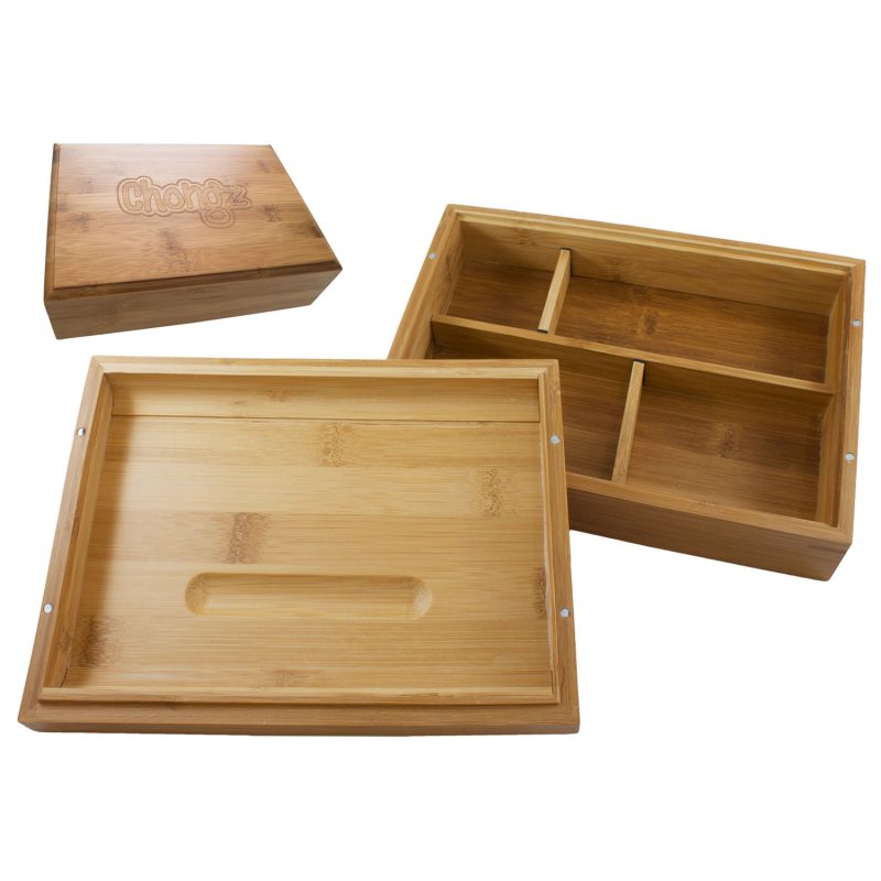 Chongz Deluxe Bamboo Magnetic Storage Box