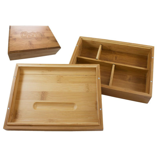 Chongz Deluxe Bamboo Magnetic Storage Box