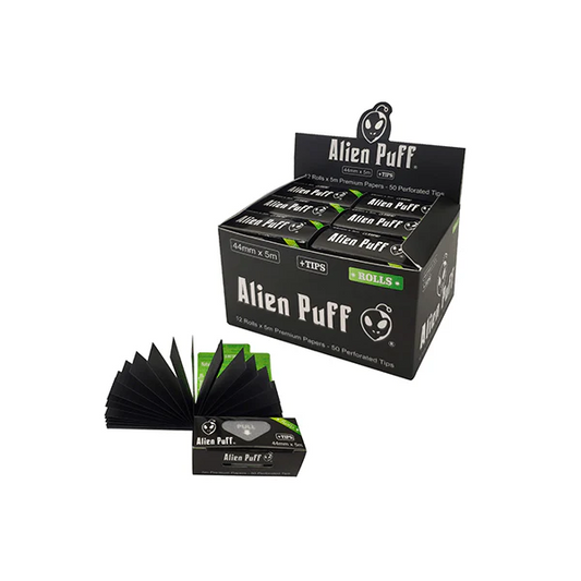 Alien Puff 5m Roll with Black Tips