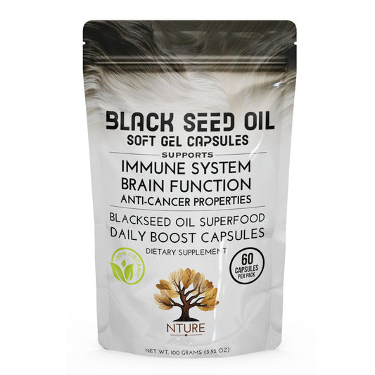 Blackseed Oil Soft Gel Capsules - 60x500mg