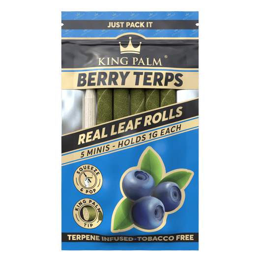 King Palm Mini Rolls [5pc] - Berry Terps