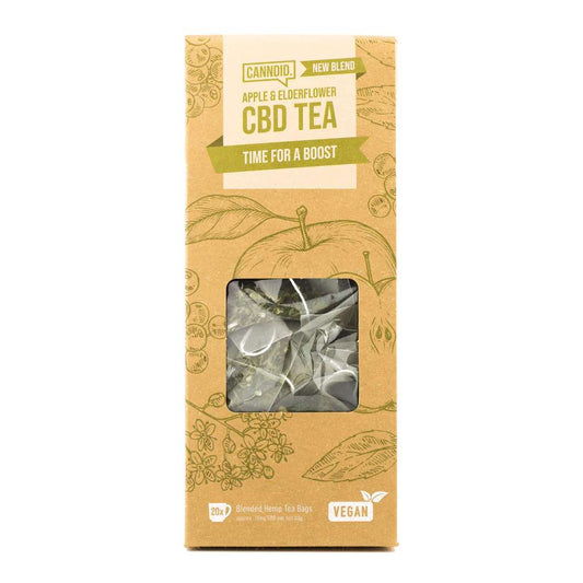 Canndid CBD Tea 'Apple & Elderflower' - 20x Hemp Tea Bags