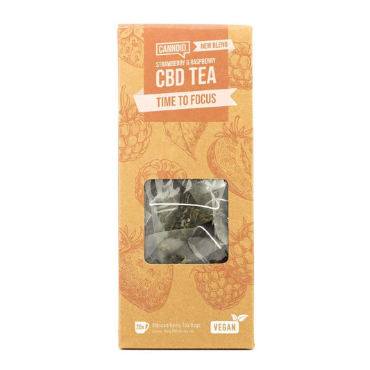 Canndid CBD Tea 'Strawberry & Raspberry' - 20x Hemp Tea Bags