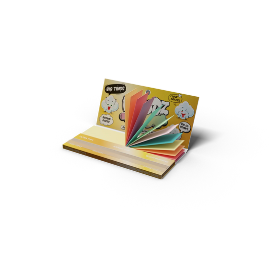 Cloudz Extra Wide Rolling Papers - Brown