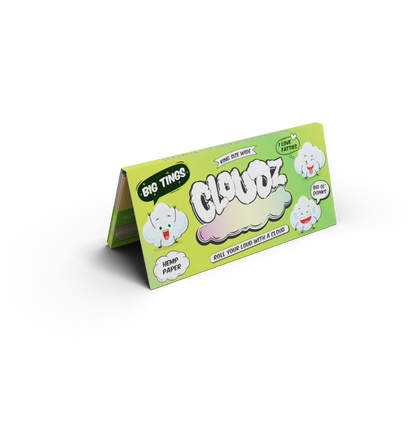 Cloudz Extra Wide Rolling Papers - Hemp