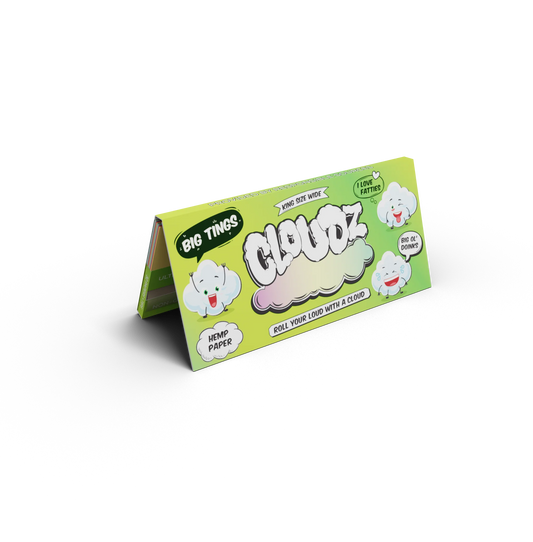 Cloudz Extra Wide Rolling Papers - Hemp