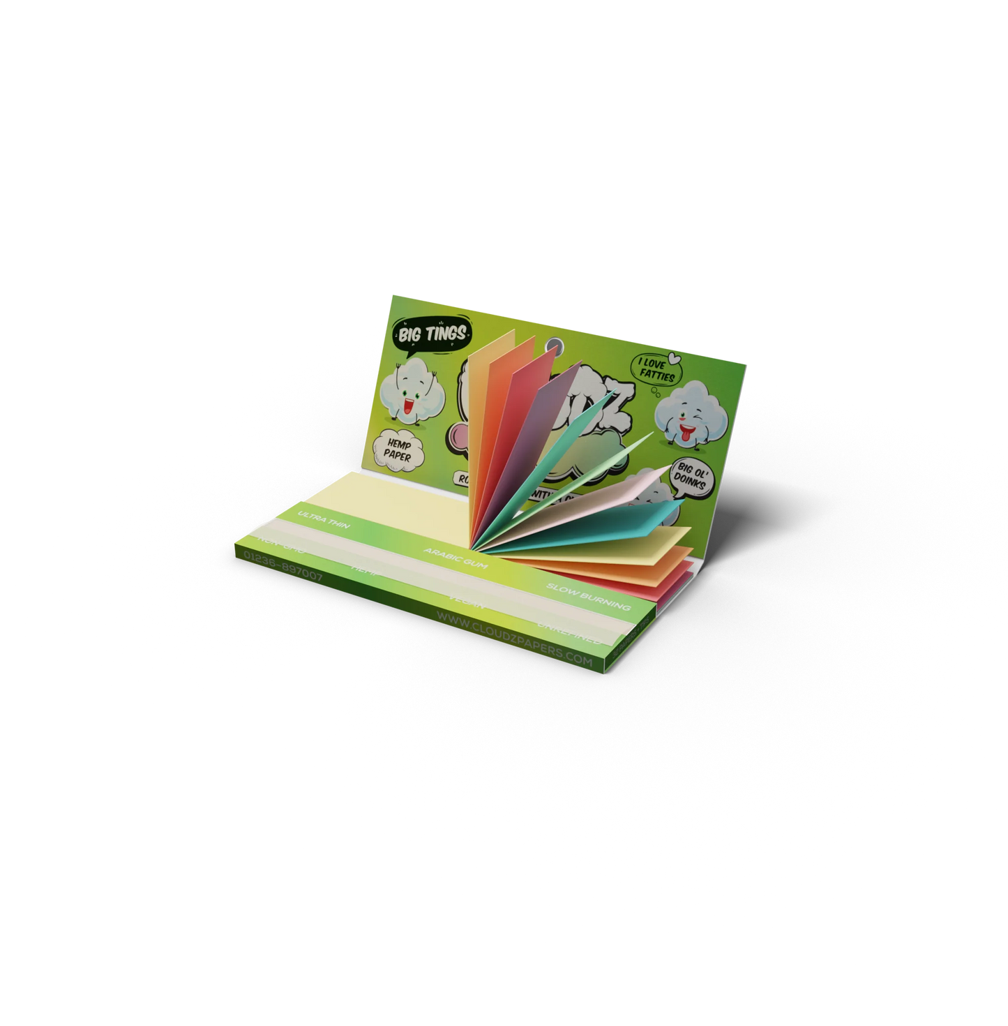 Cloudz Extra Wide Rolling Papers - Hemp