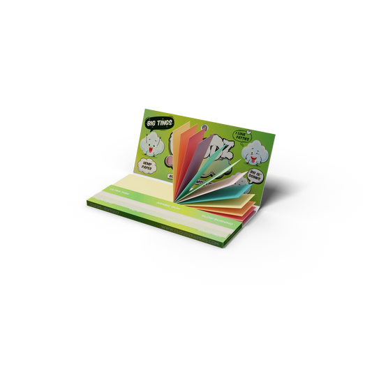 Cloudz Extra Wide Rolling Papers - Hemp