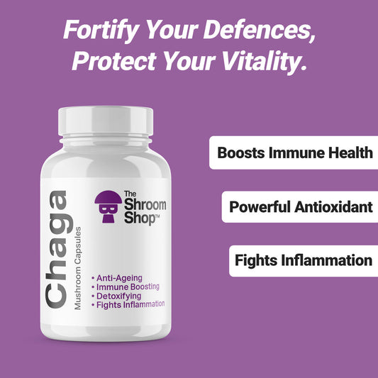 Chaga Mushroom Capsules - The Shroom Shop