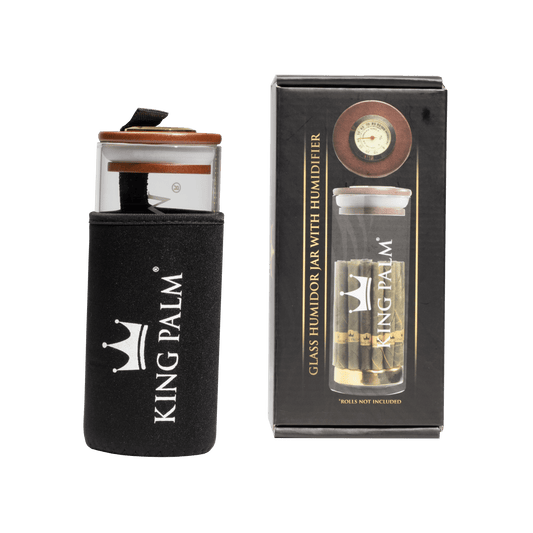 Cylinder Humidor - King Palm
