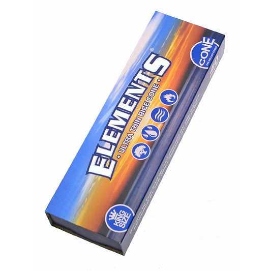 Elements Kingsize Ultra Thin Rice Cones (Pack Of 40)