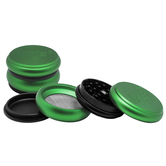 Chongz “Ultimo” 62mm 4pt Soft Feel Herb Grinder - Green