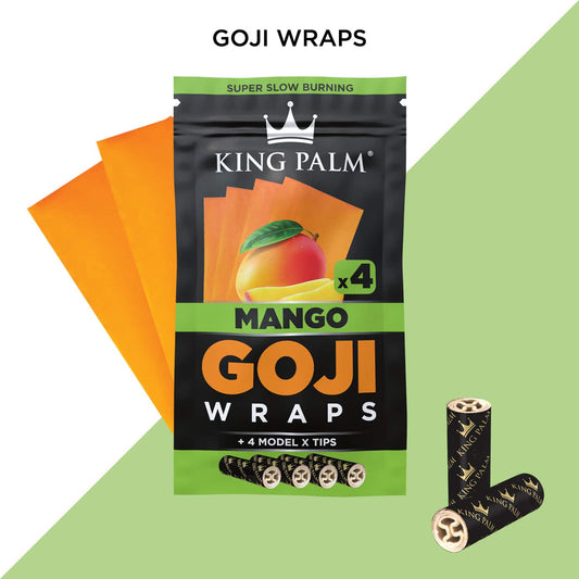 King Palm Goji Wraps w/X Tips [4pc] - Mango
