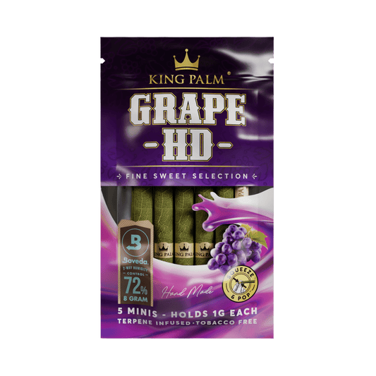 King Palm Mini Rolls [5pc] - Grape HD
