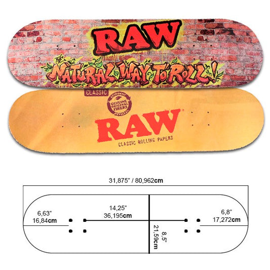 RAW Classic "Graffiti" Skateboard Deck
