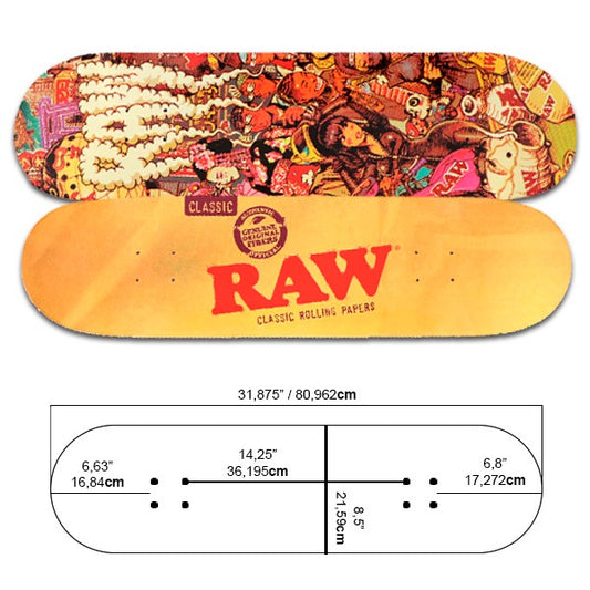 RAW Classic "Japan" Skateboard Deck