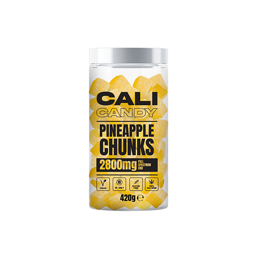 CALI CANDY MAX 2800mg CBD (LARGE) - Pineapple Chunks