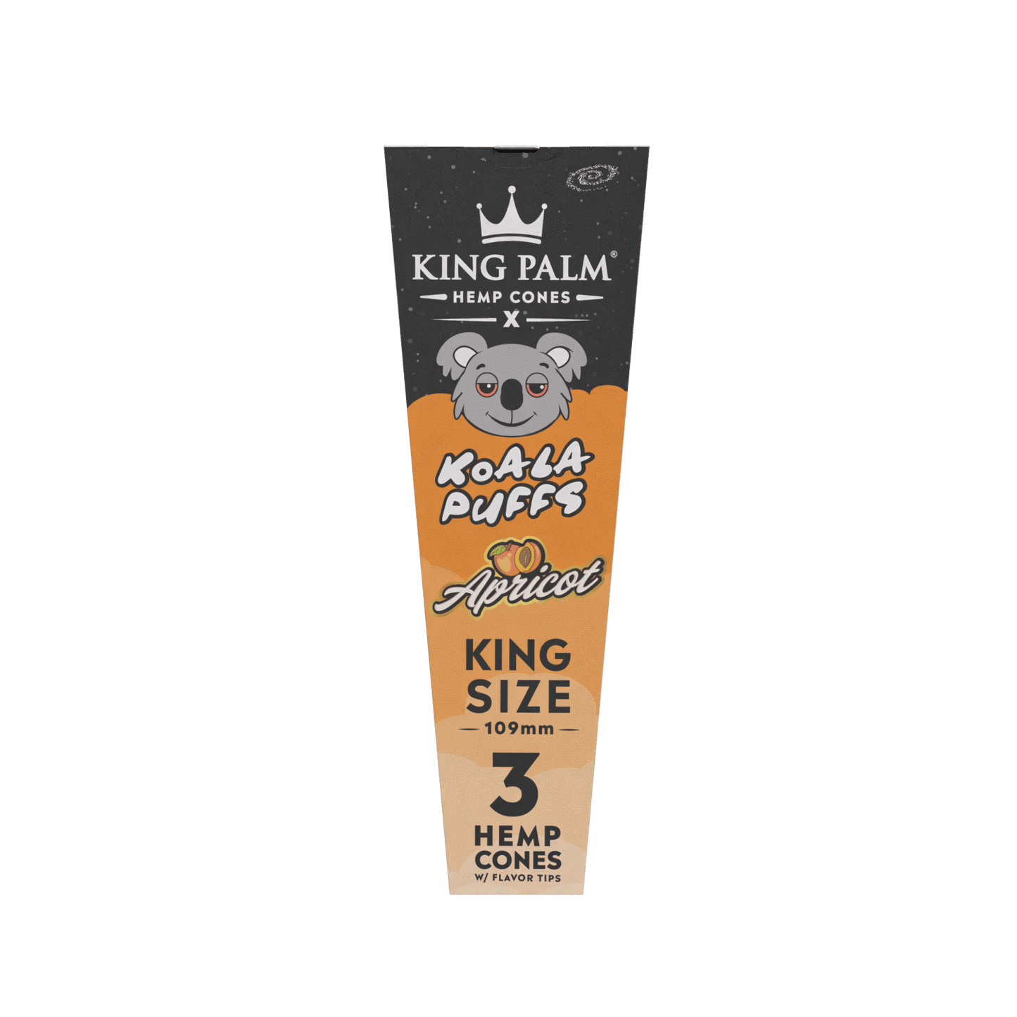 King Palm Kingsize Flav Cones [3pc] - Apricot