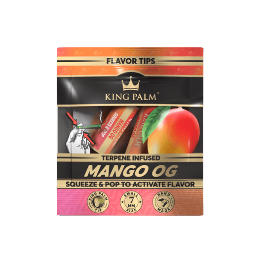 King Palm Terpene Infused Pop Tips [2pc] - Mango OG