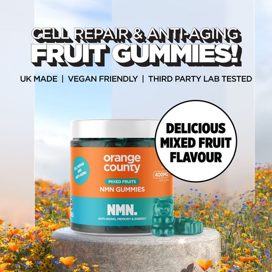 NMN (Nicotinamide) gummies Cell Repair + Anti-Aging | 30 Servings Mixed Fruit Flavour