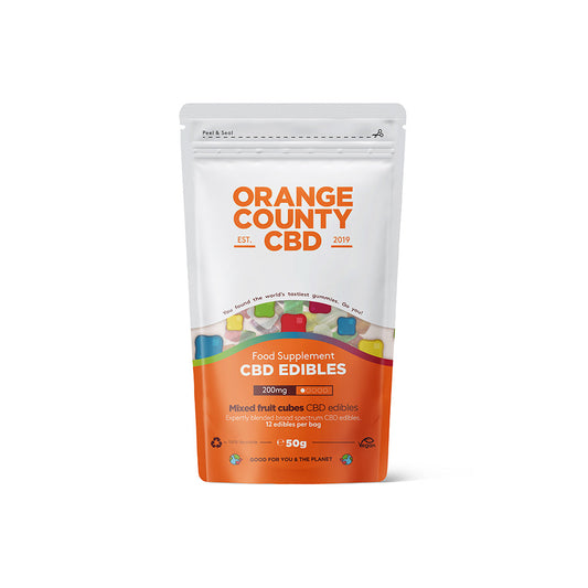 Orange County CBD Gummy Cubes Grab Bag 200mg