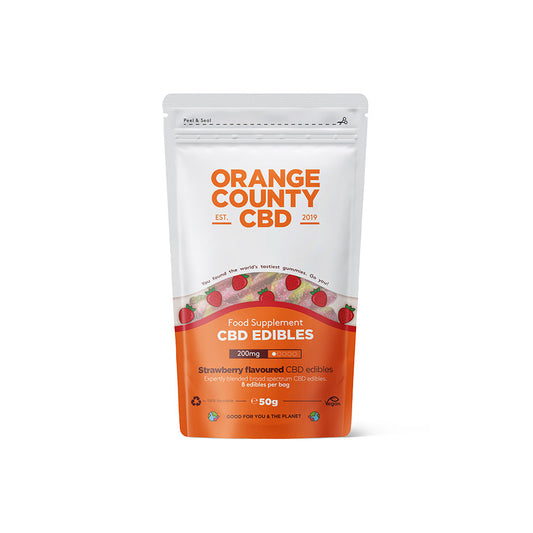 Orsnge County CBD Gummy Strawberries Grab Bag 200mg