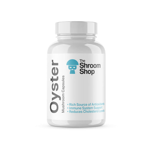 Oyster Mushroom Capsule (90x500mg) - The Shroom Shop