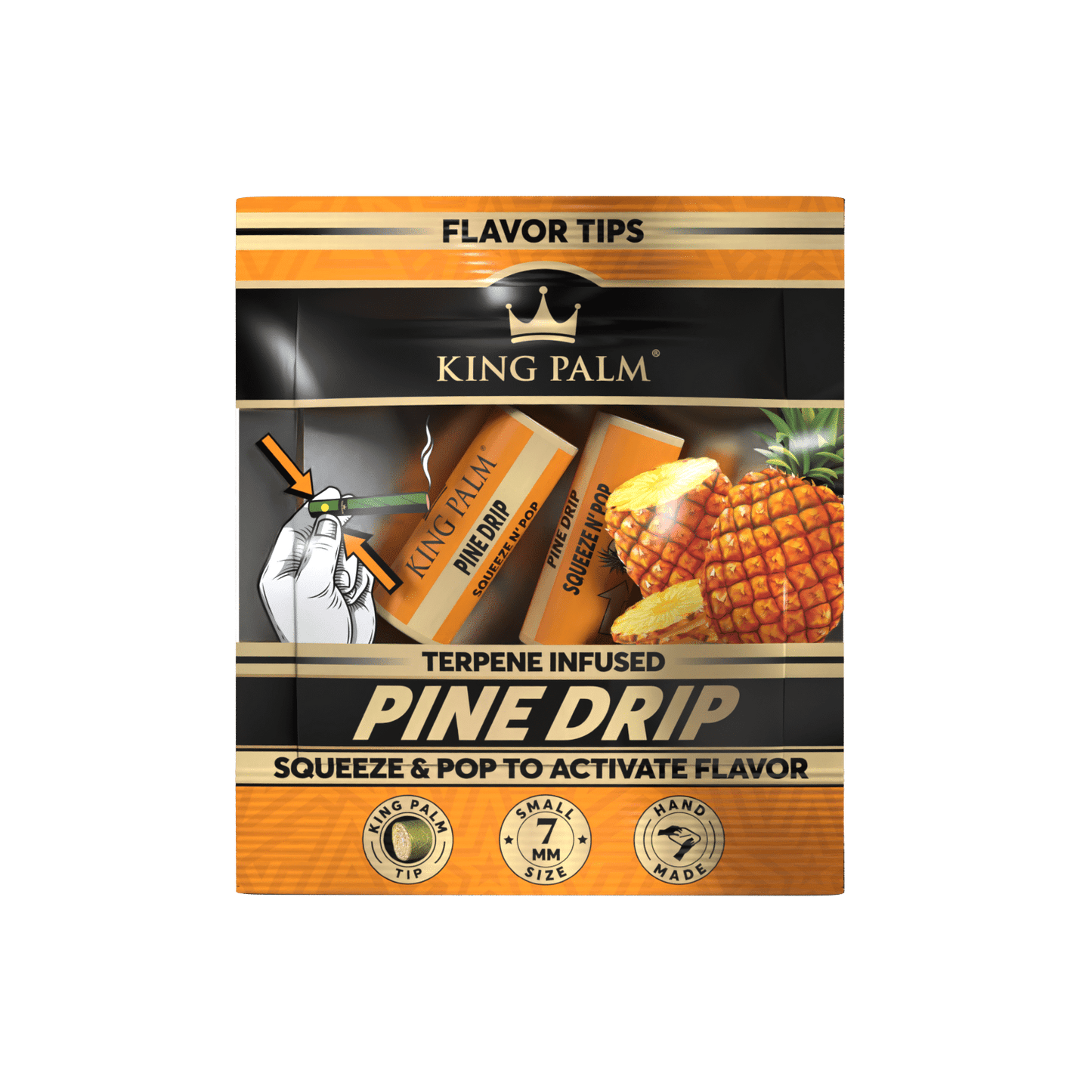 King Palm Terpene Infused Pop Tips [2pc] - Pine Drip