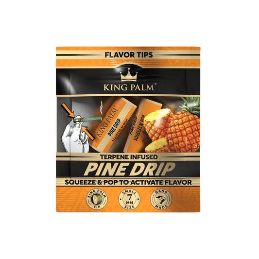 King Palm Terpene Infused Pop Tips [2pc] - Pine Drip