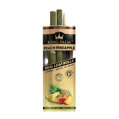 King Palm Dual Mini Rolls (1g) - Peach Pineapple