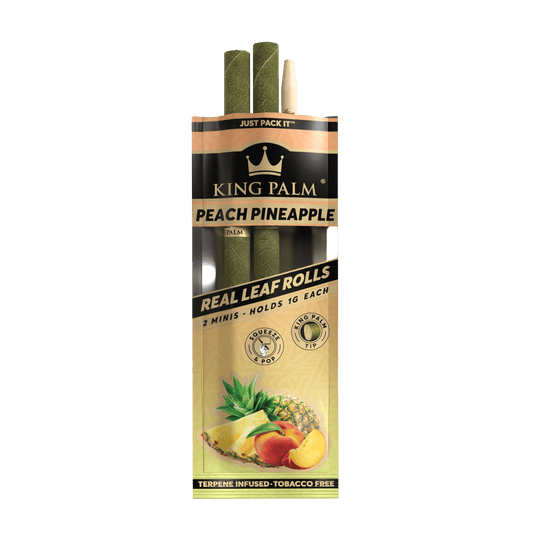 King Palm Dual Mini Rolls (1g) - Peach Pineapple