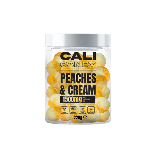 CALI CANDY MAX 1500mg CBD - Peaches & Cream