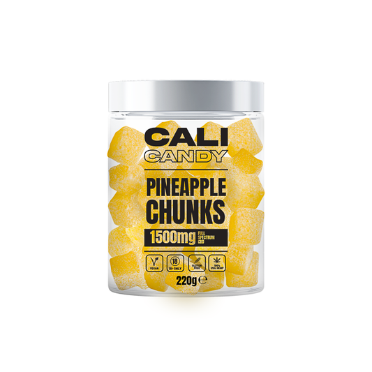 CALI CANDY MAX 1500mg CBD (Small) - Pineapple Chunks