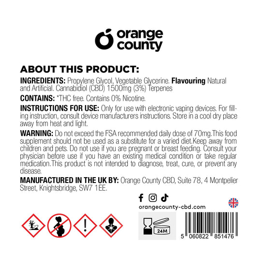 Cherry OG Kush Broad-Spectrum CBD 1500mg (50ml)