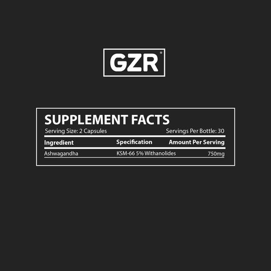 Ashwagandha Capsules - GZR Labs