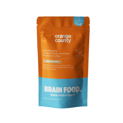 Orange County (Sample Size) Focus & Energy BRAIN FOOD | Mushroom Coffee Supplement