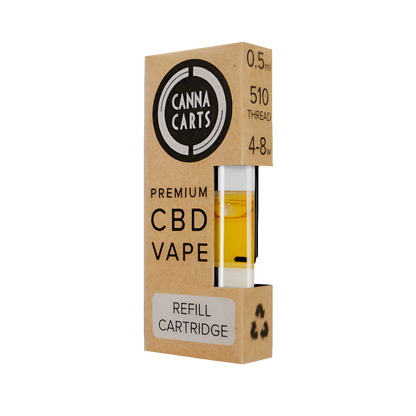 CANNACARTS Full-Spectrum CBD Refill Carts - 4 Strains