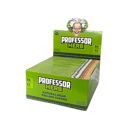 Professor Herb King Size Ultra Thin - Natural Hemp