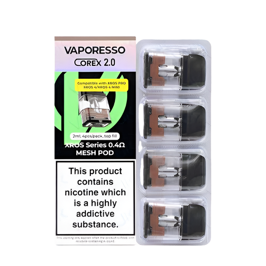 XROS 0.4Ω Replacement Pods Box (4)