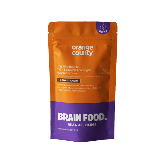 Orange County (Sample Size) Calm & Unwind Adaptogen BRAIN FOOD. Mushroom Drink | Chocolate Flavoured