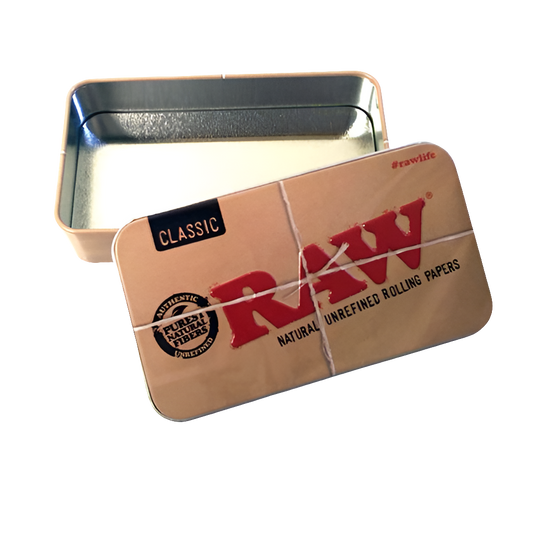 RAW 2oz Tobacco Tin - Classic