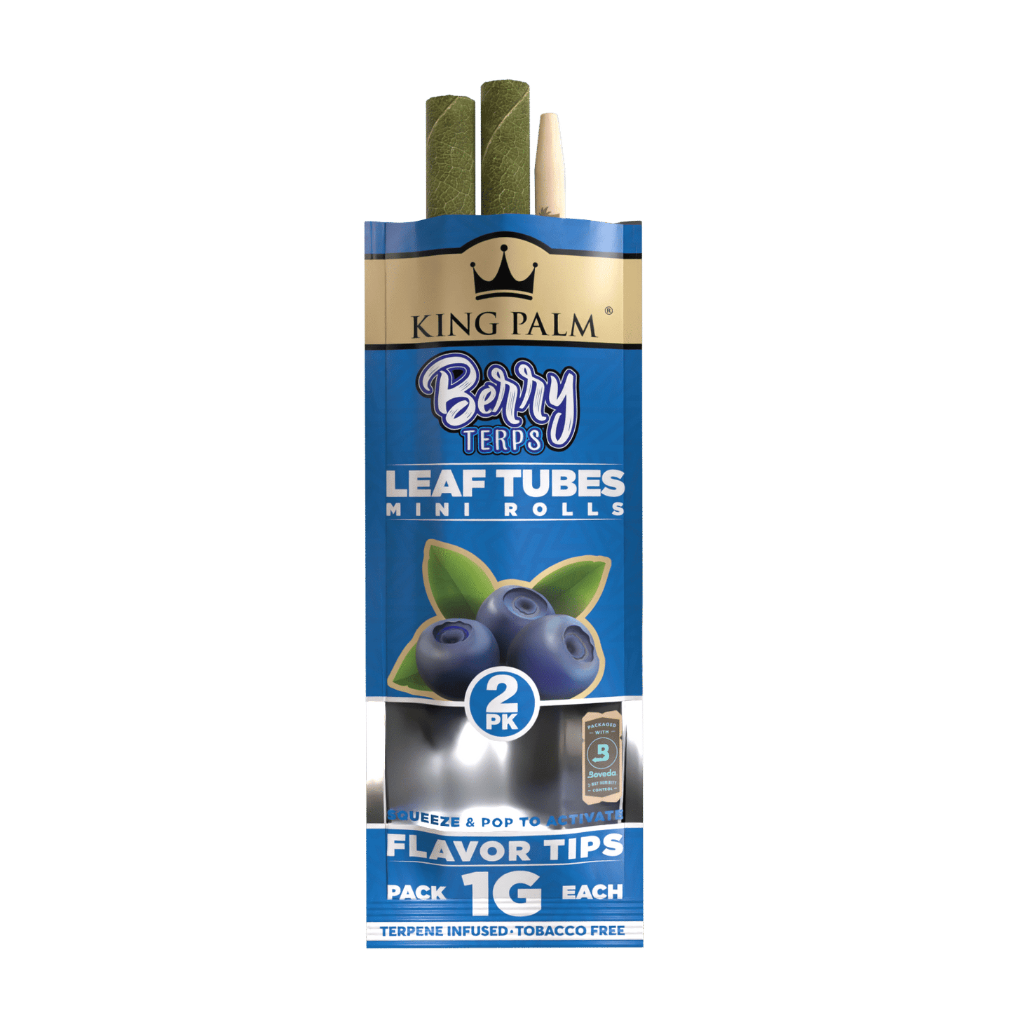 King Palm Dual Mini Rolls (1g) - Berry Terps