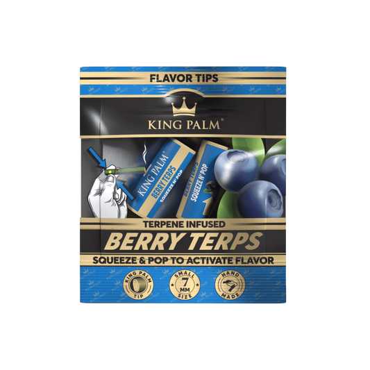 King Palm Terpene Infused Pop Tips [2pc] - Berry Terps