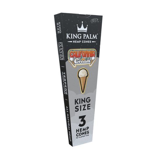 King Palm Kingsize Flav Cones [3pc] - California Cream