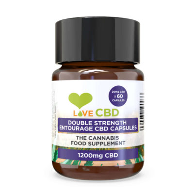 Love CBD Entourage Capsules 60x20mg (Full-Spec)