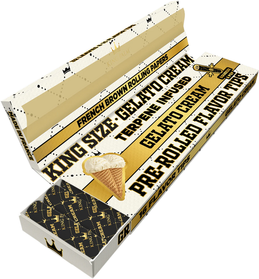 King Palm Papers + Flavour Tips Kingsize - Gelato Cream
