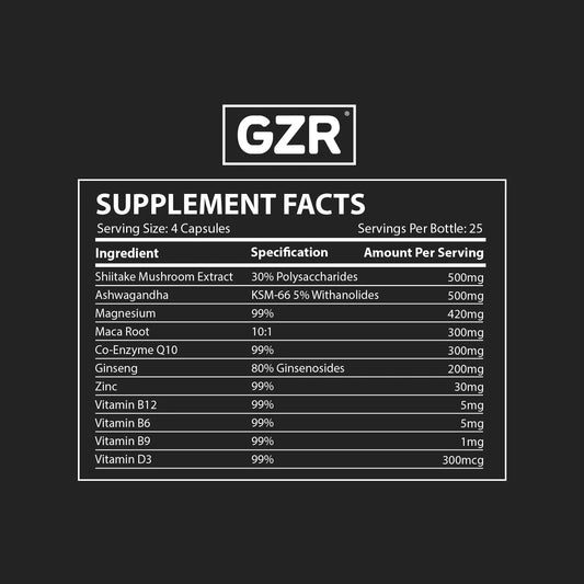 Fertility Capsules - GZR Labs