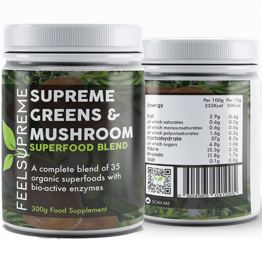 Supreme Greens & Mushroom Superfood Blend - FeelSupreme