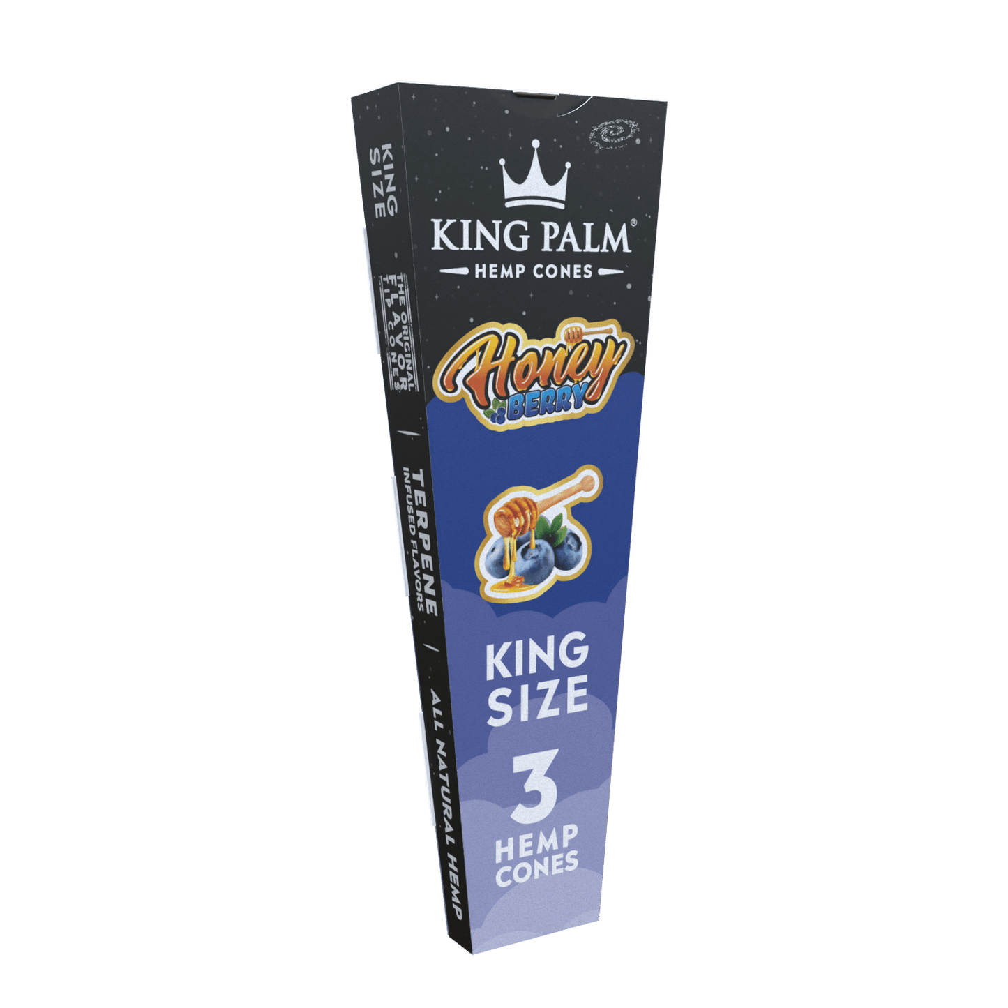 King Palm Kingsize Flav Cones [3pc] - Honey Berry