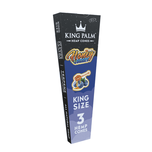 King Palm Kingsize Flav Cones [3pc] - Honey Berry